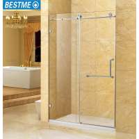 Tempered Glass Shower Circular Sliding Shower Doors