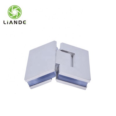 135 degree square bevel shower door wall to glass hinge