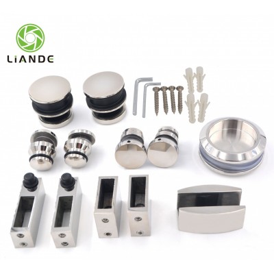 Stainless Steel Sliding Kits Shower Room Hardware System Bathroom shower roller kits